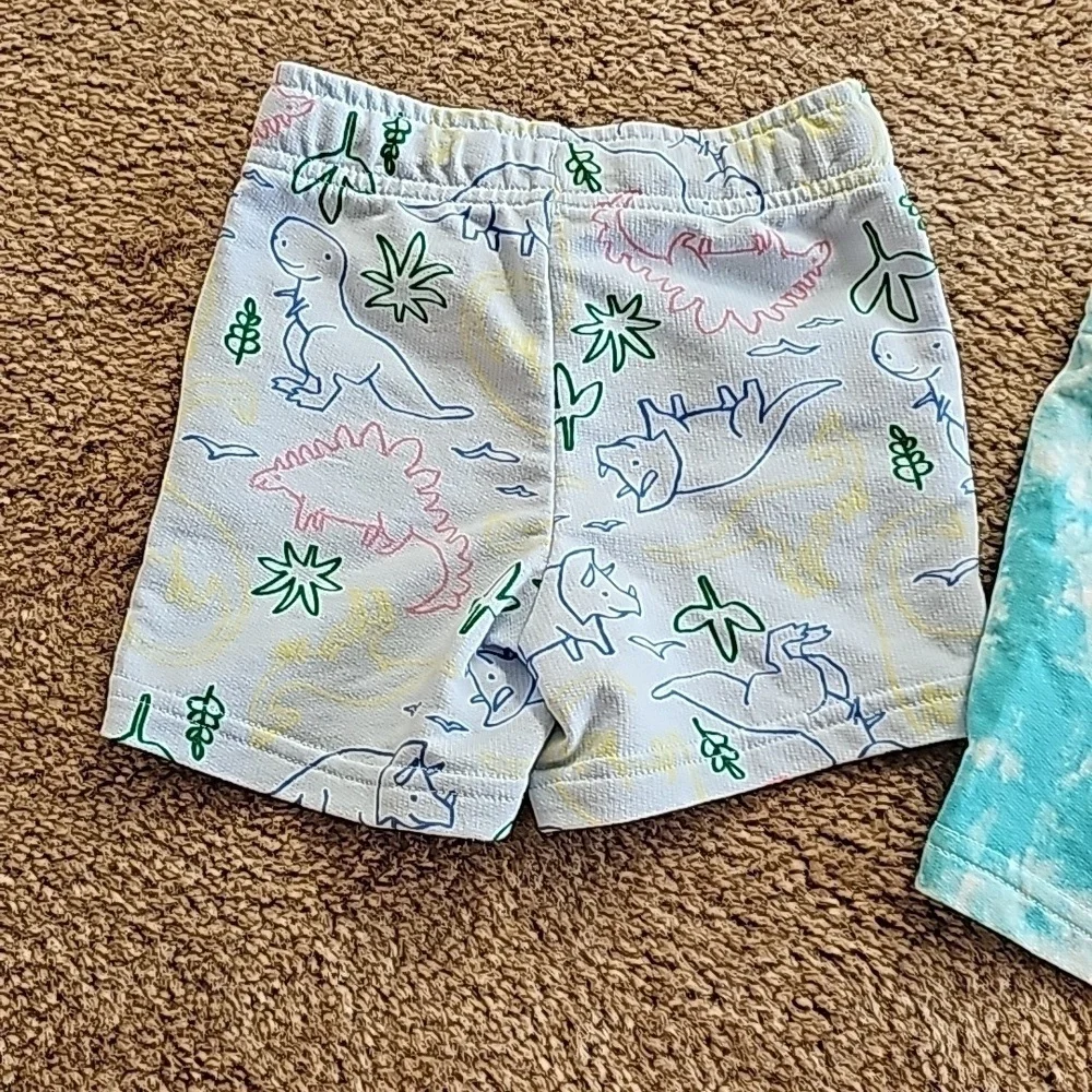 Baby Boy Shorts Bundle 12 Months Dinosaur Tie Dye